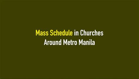manila cathedral mass schedule 2024|Manila Cathedral mass schedule .